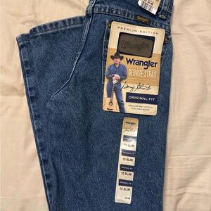 Wrangler George Strait Boys Original Fit Blue Jeans